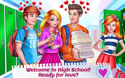 Schermata High School Crush - Love Story 0