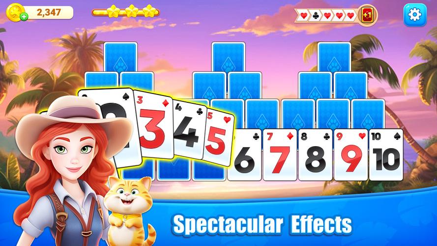 Cooking Solitaire TriPeaks 螢幕截圖 1