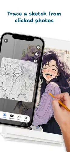 AR Draw Anime Trace Sketch AI स्क्रीनशॉट 1