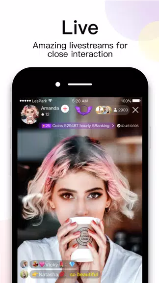 LesPark - Lesbian Dating & Chat & Live broadcast ภาพหน้าจอ 2