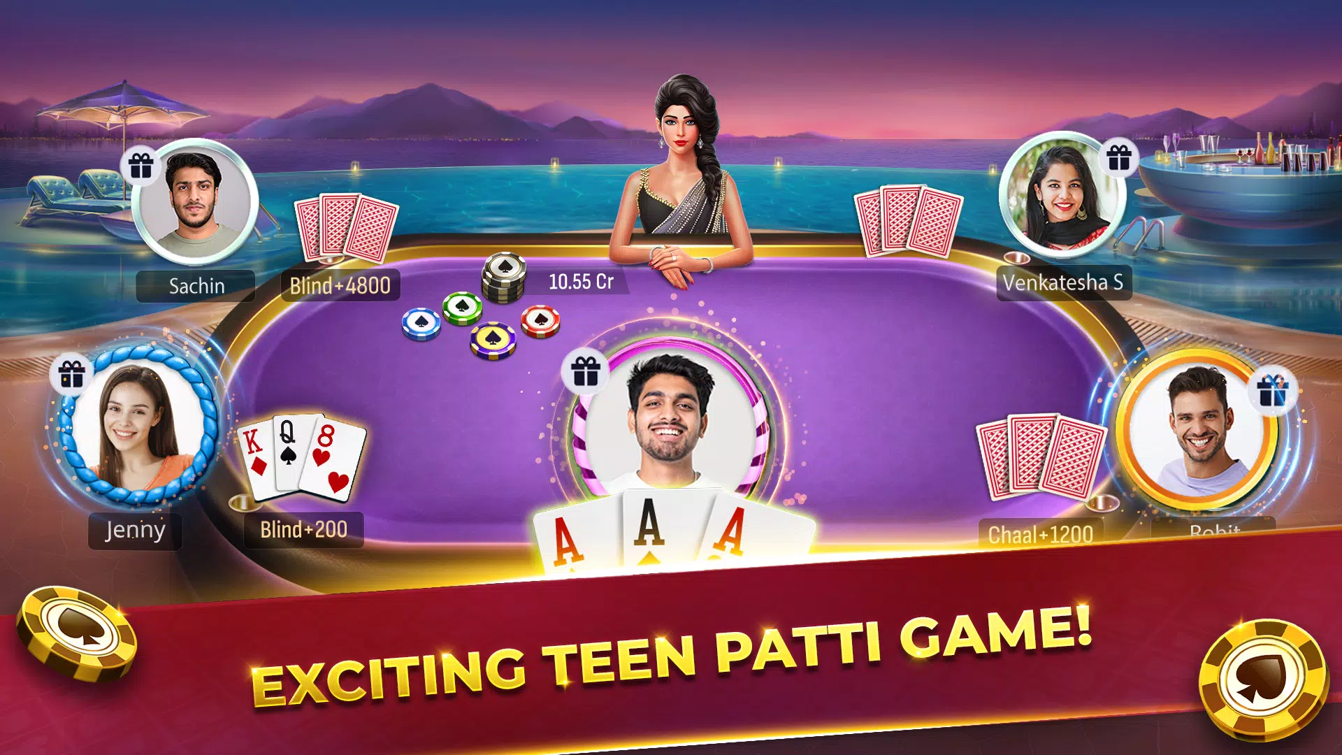 Teen Patti King® -3 Patti Card Capture d'écran 2