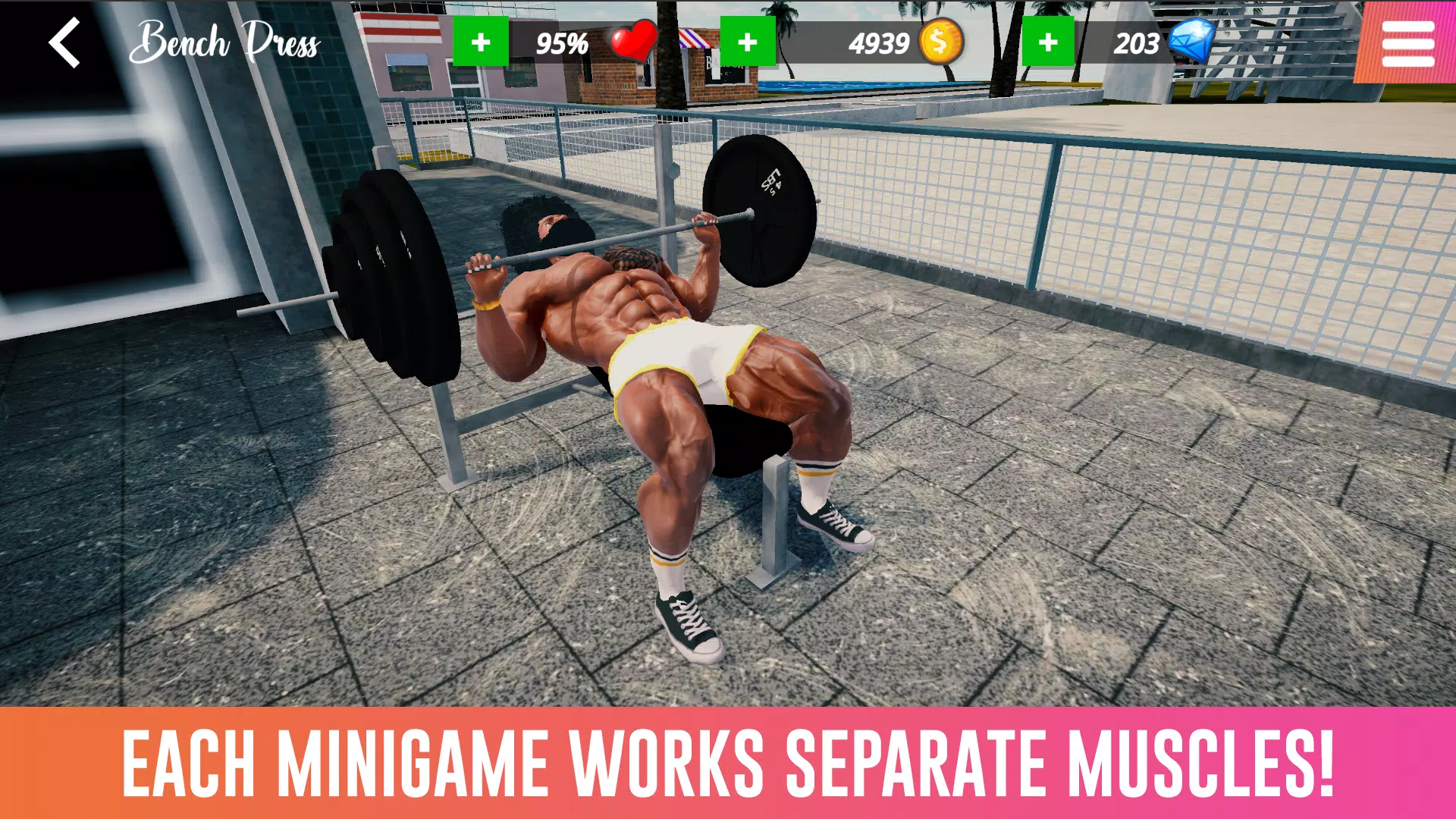 Iron Muscle IV - GYM simulator 螢幕截圖 2