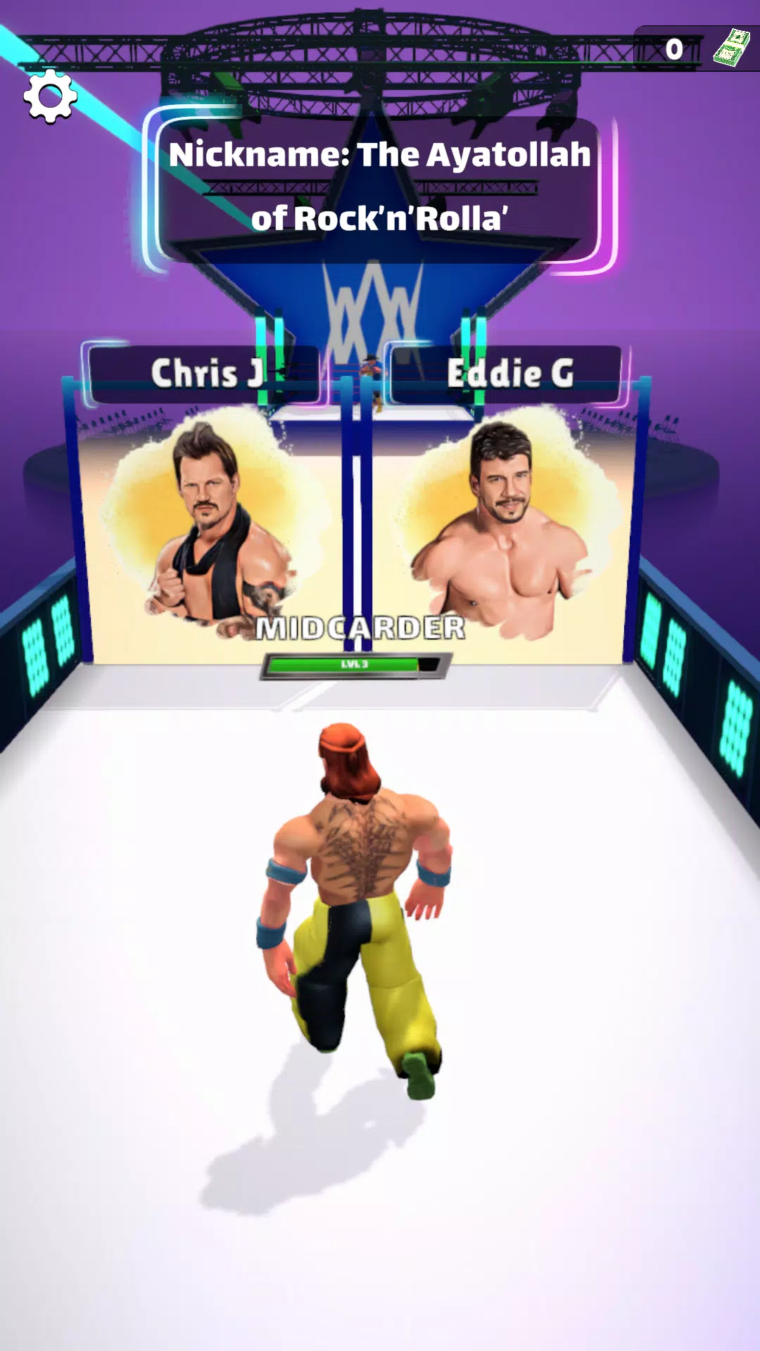 Schermata Wrestling Trivia Run 0