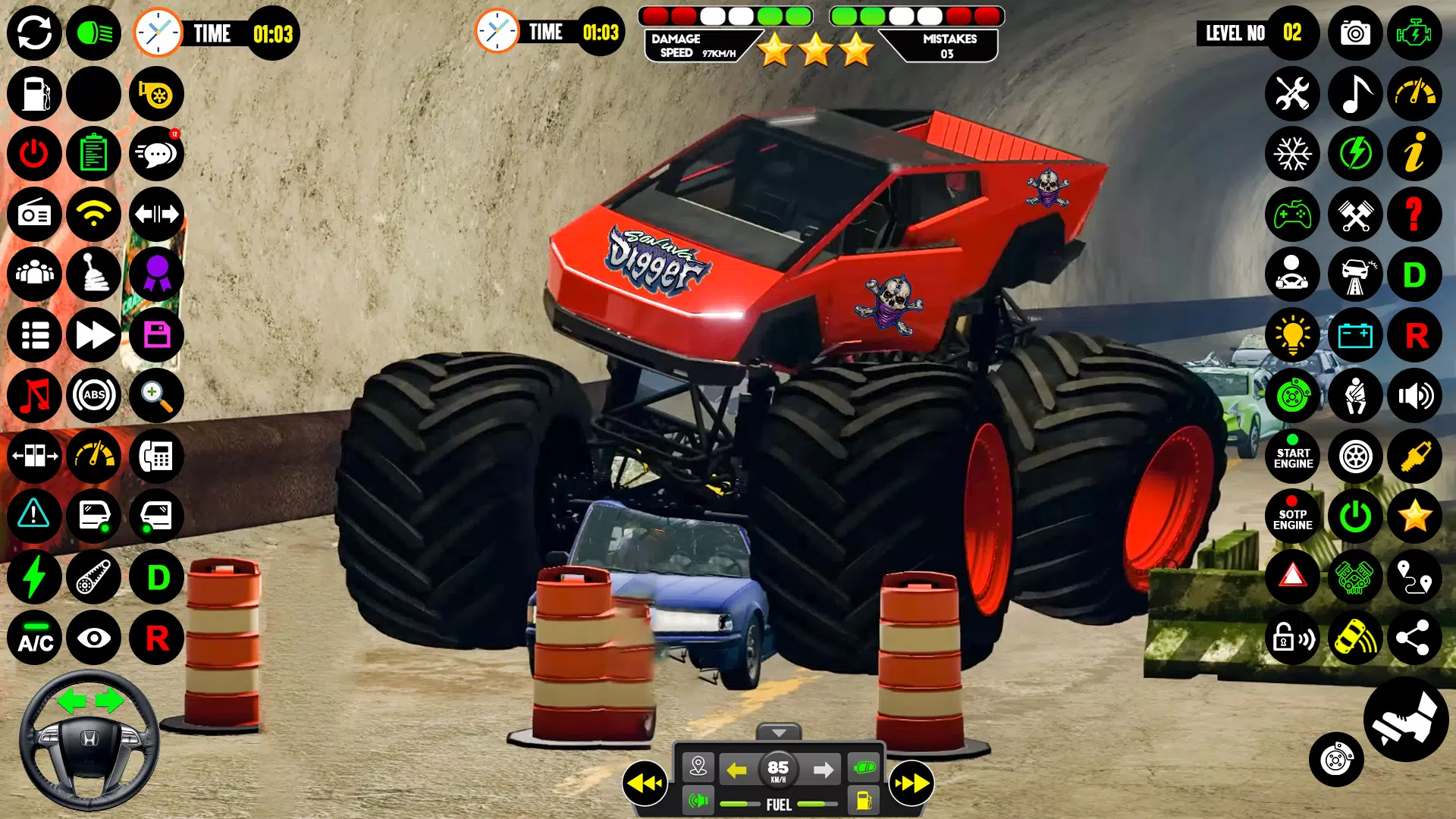 4x4 Monster Truck Game - Derby Capture d'écran 3