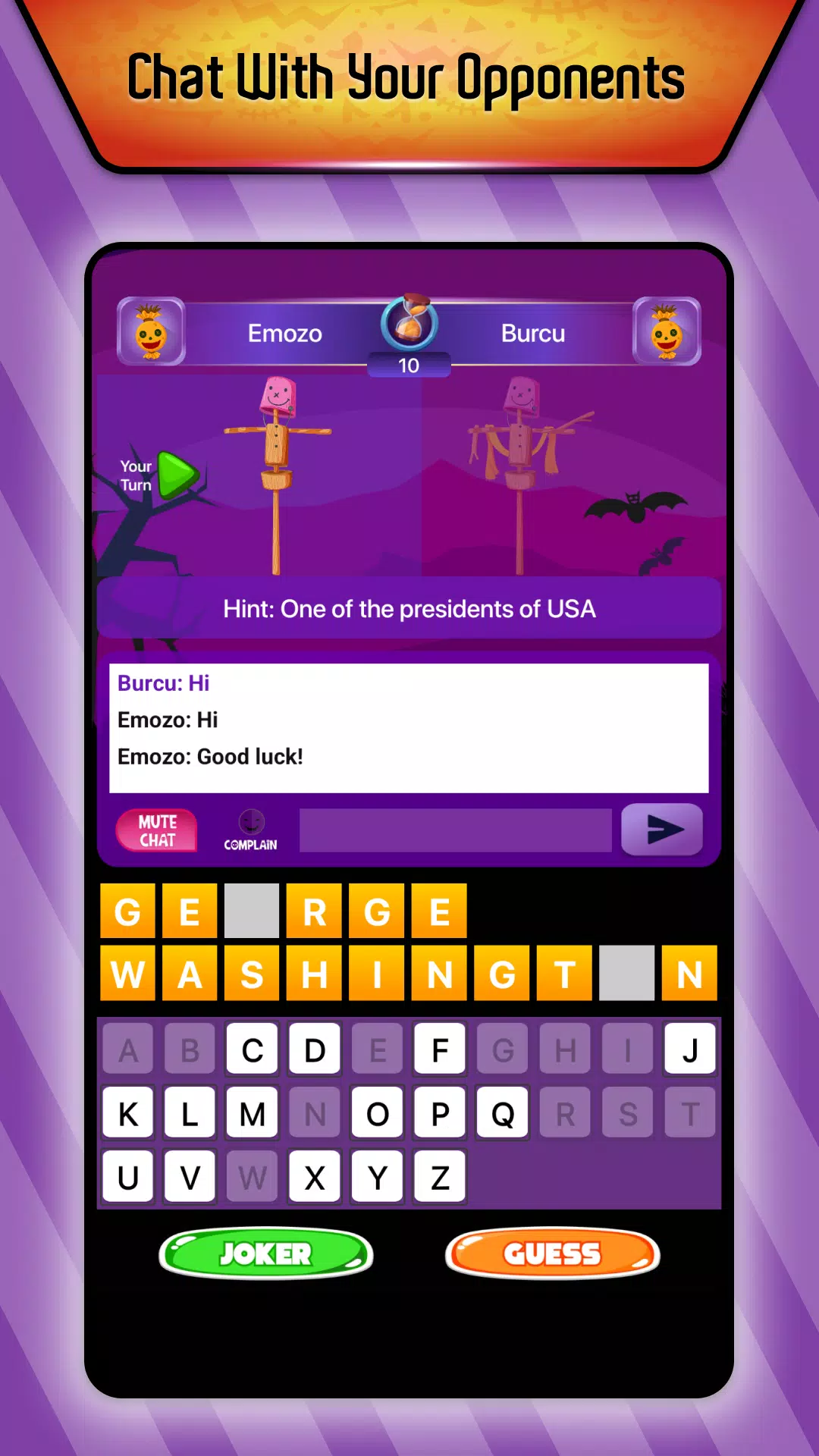 Online Hangman Word Game 螢幕截圖 0