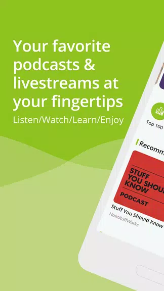 Podcast Player App - Podbean 螢幕截圖 0