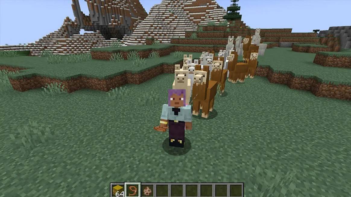 Llamas à Minecraft