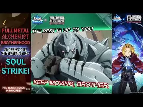 Soul Strike Fullmetal Alchemist Brotherhood Crossover Acara