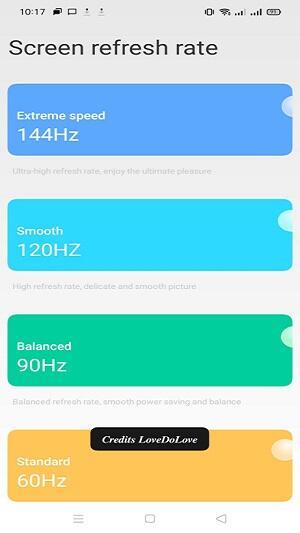Refresh Rate Changer स्क्रीनशॉट 3