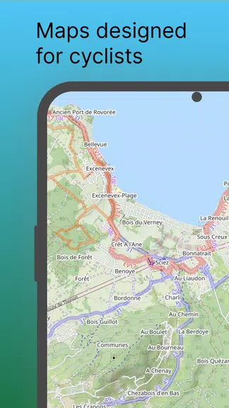 World Bike Map: GPS Navigation Ảnh chụp màn hình 1