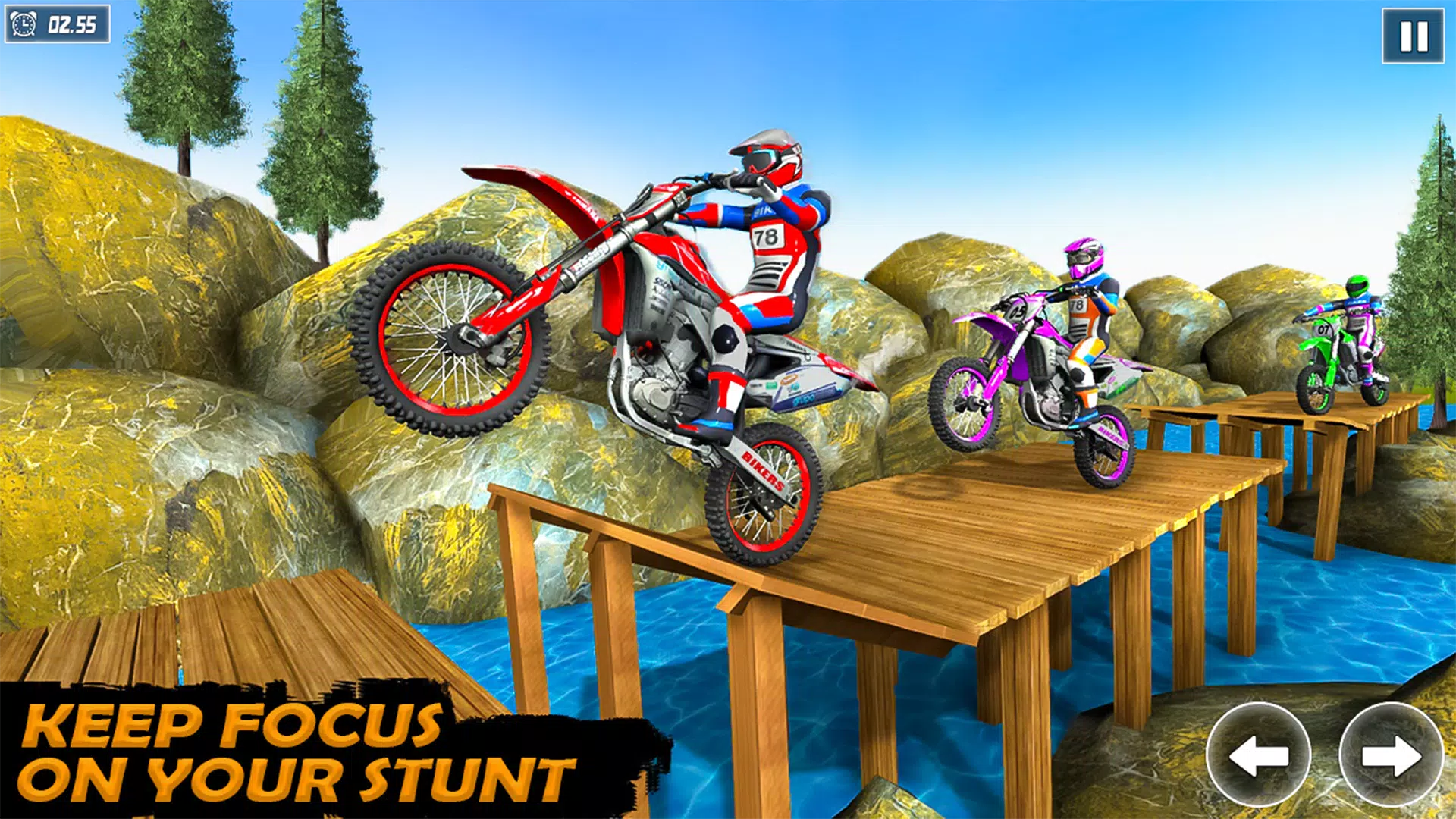 Motocross Dirt Bike Race Game Capture d'écran 2