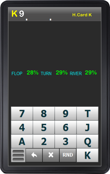 Rocker Poker Calculator II Free 螢幕截圖 1
