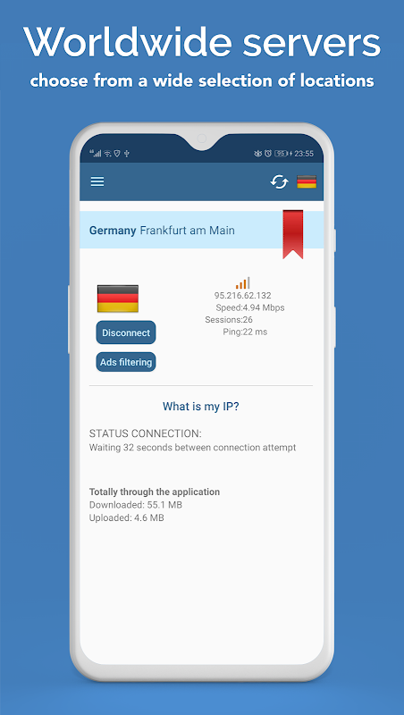 Easy VPN Free - Unlimited Secure VPN Proxy ภาพหน้าจอ 2