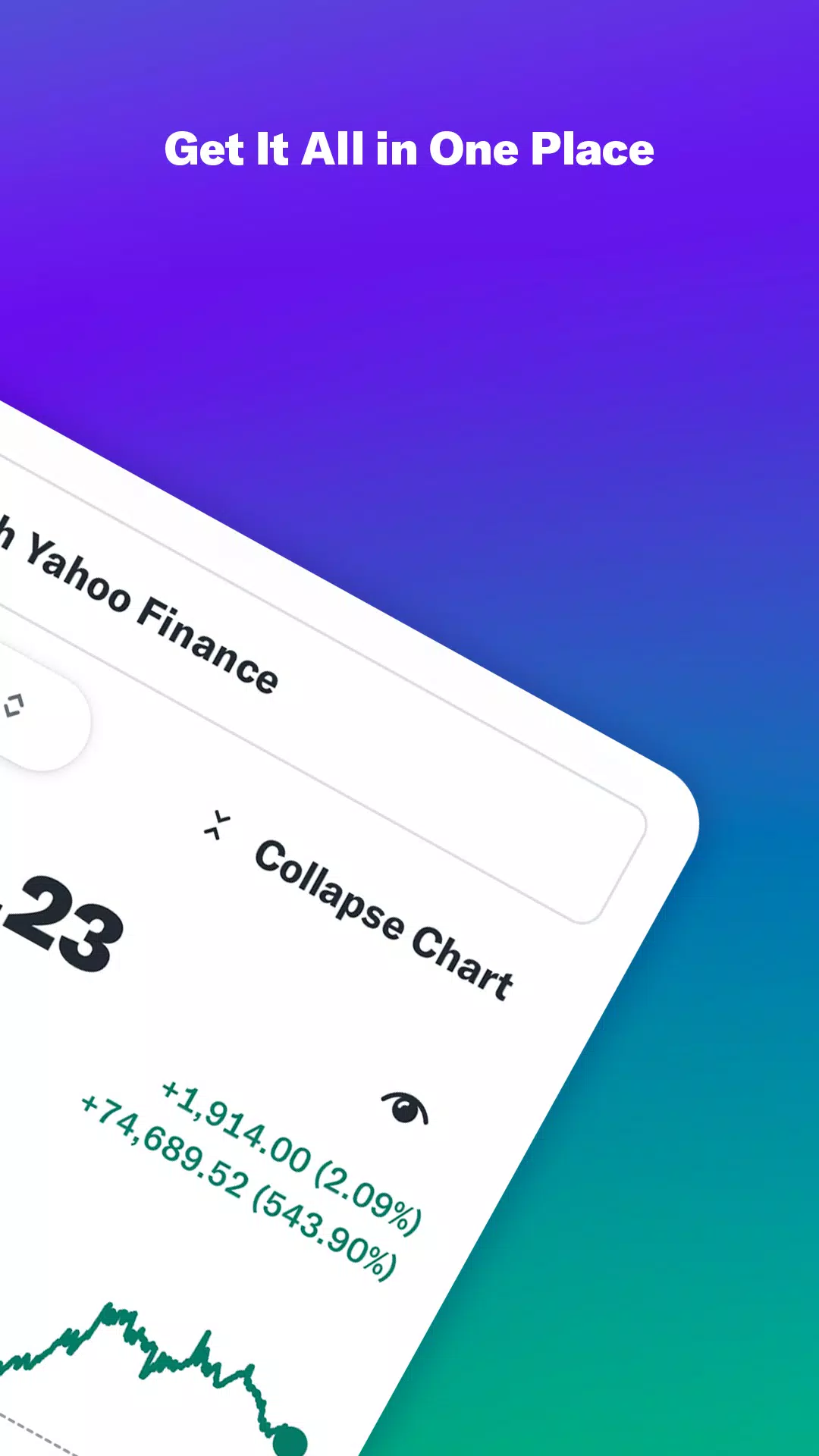 Yahoo Finance Capture d'écran 1