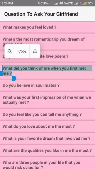 Questions To Ask Your Girlfrie 스크린샷 2