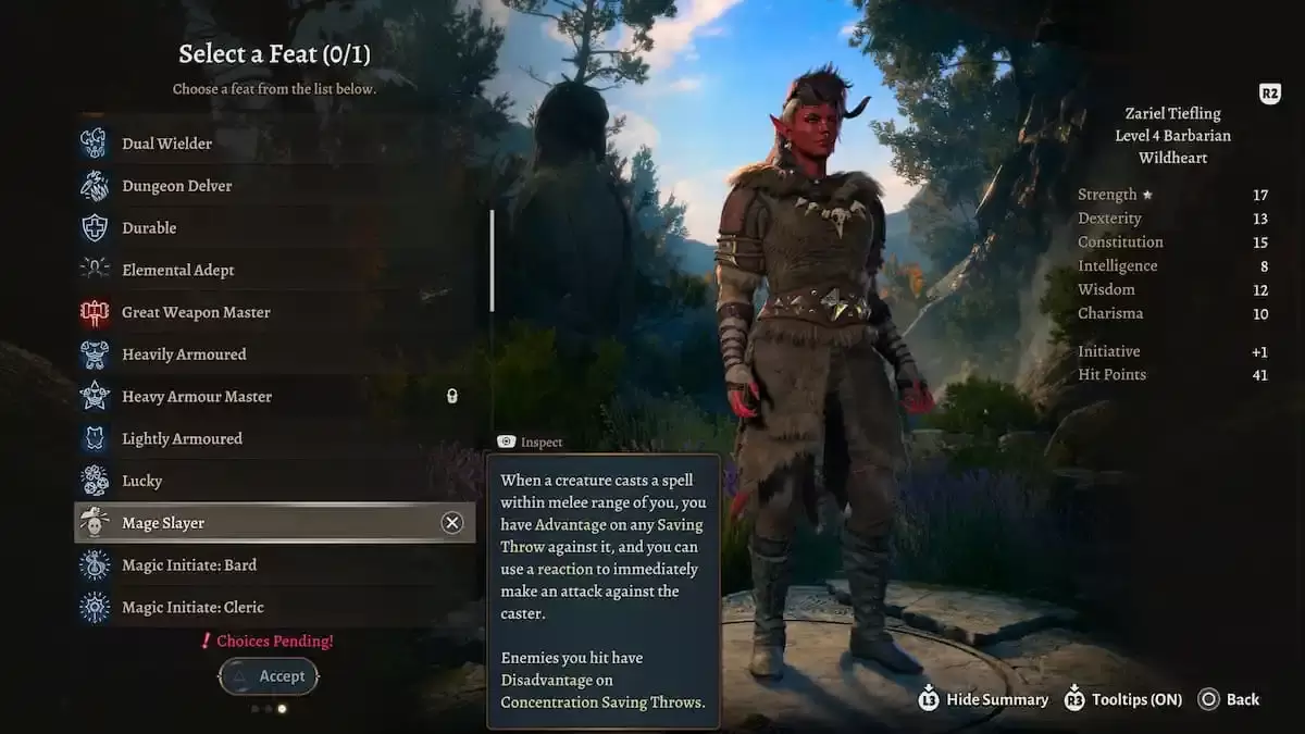 作為鮑德爾大門3（BG3）中的tie諷野蠻人和法師殺手壯舉的圖像，這是一篇關於班級最佳壯舉的文章的一部分。