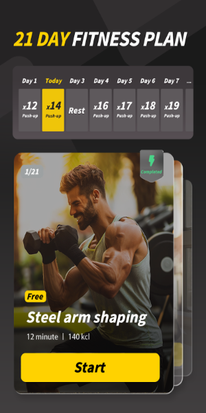 Muscle Monster Workout Planner MOD APK スクリーンショット 2