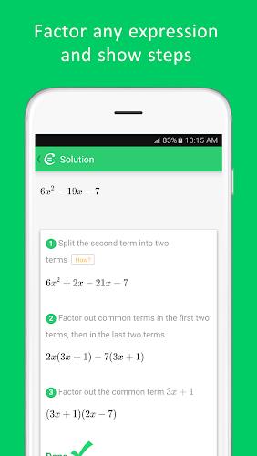 Cymath  - 数学问题求解器应用截图第3张