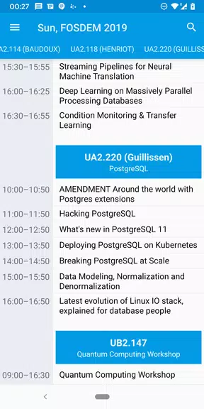 Giggity (schedule viewer) Capture d'écran 1