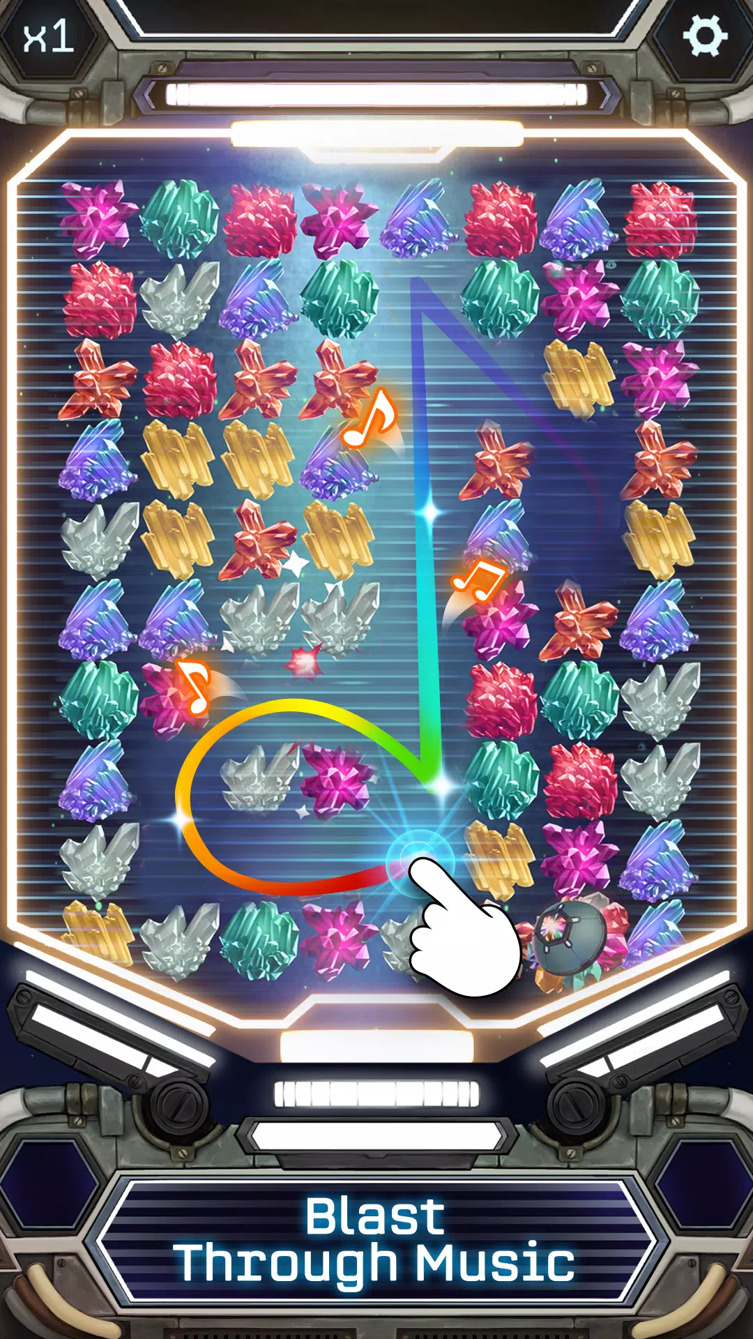 Melody Match: Galaxy Puzzle 螢幕截圖 1