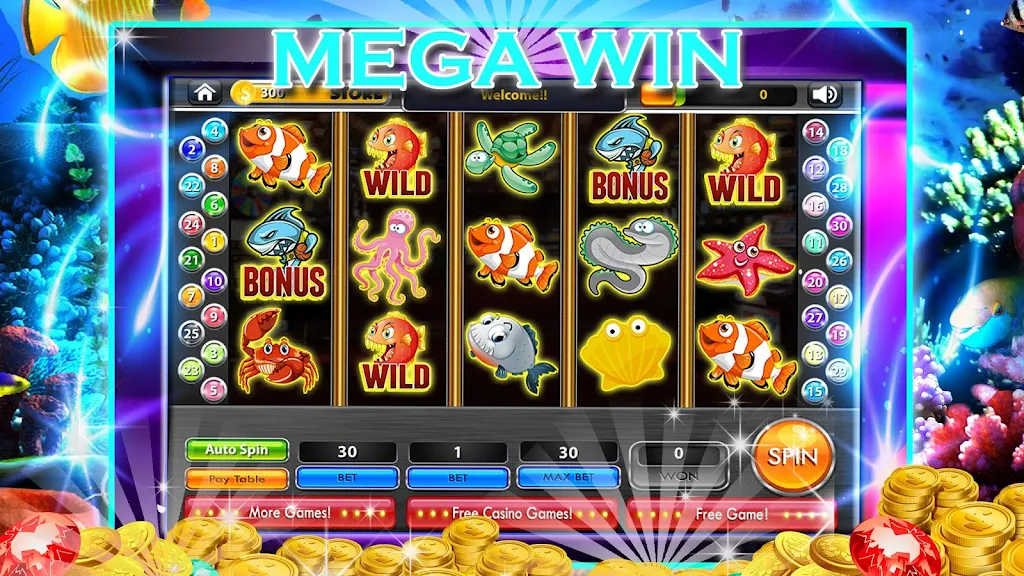 Dolphin Slots: Big fortune स्क्रीनशॉट 0