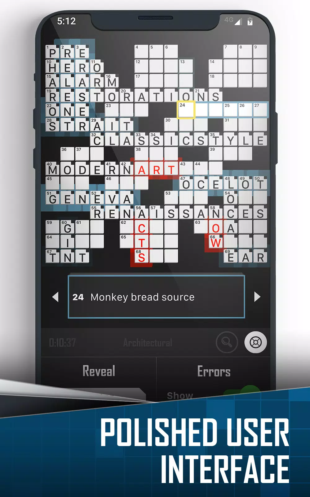 Crossword Puzzle Redstone 螢幕截圖 2