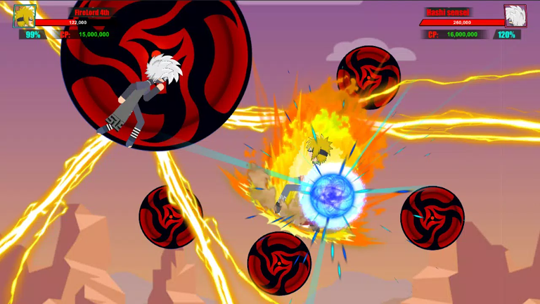 Stickman Ninja Fight 3v3 Mod Tangkapan skrin 2