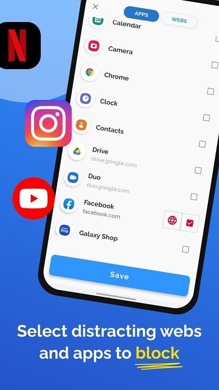 AppBlock - Bloquea apps y webs Captura de pantalla 0