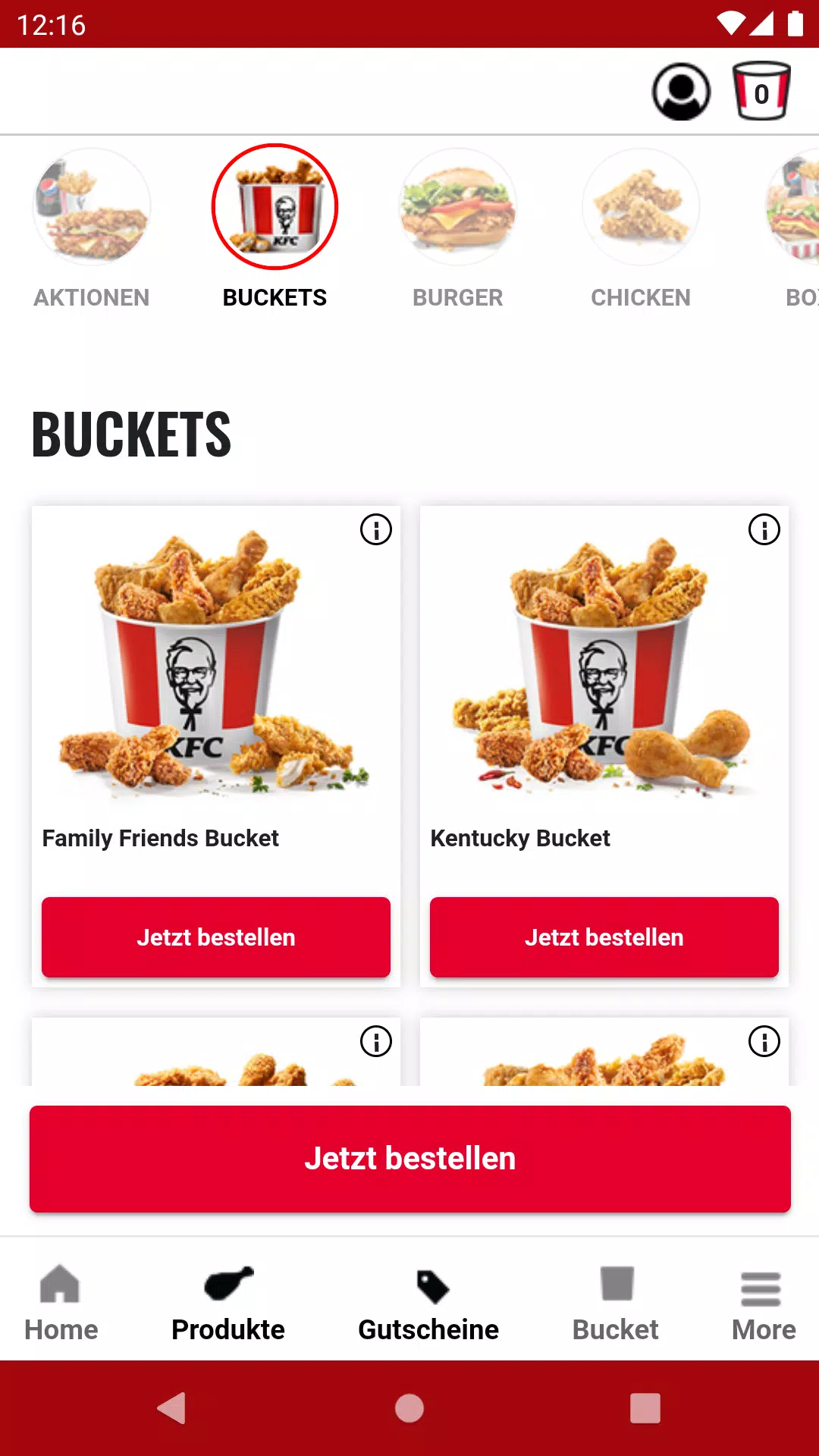 KFC Ekran Görüntüsü 1