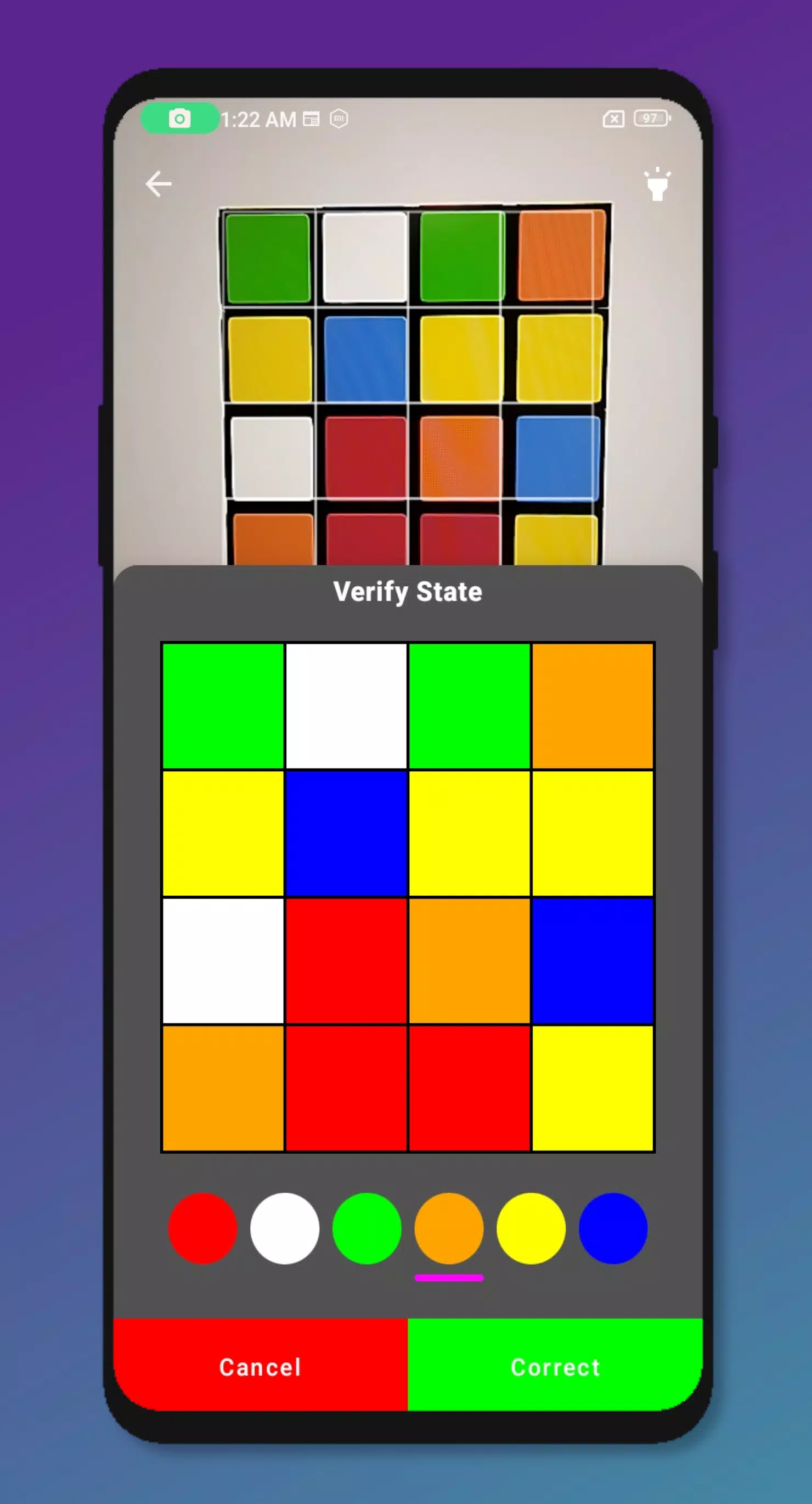 Rubik's Cube Solver 4x4 Ảnh chụp màn hình 2