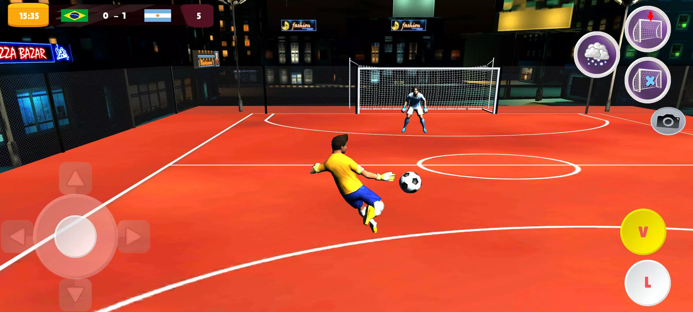 Goalie Wars Football Street 螢幕截圖 1