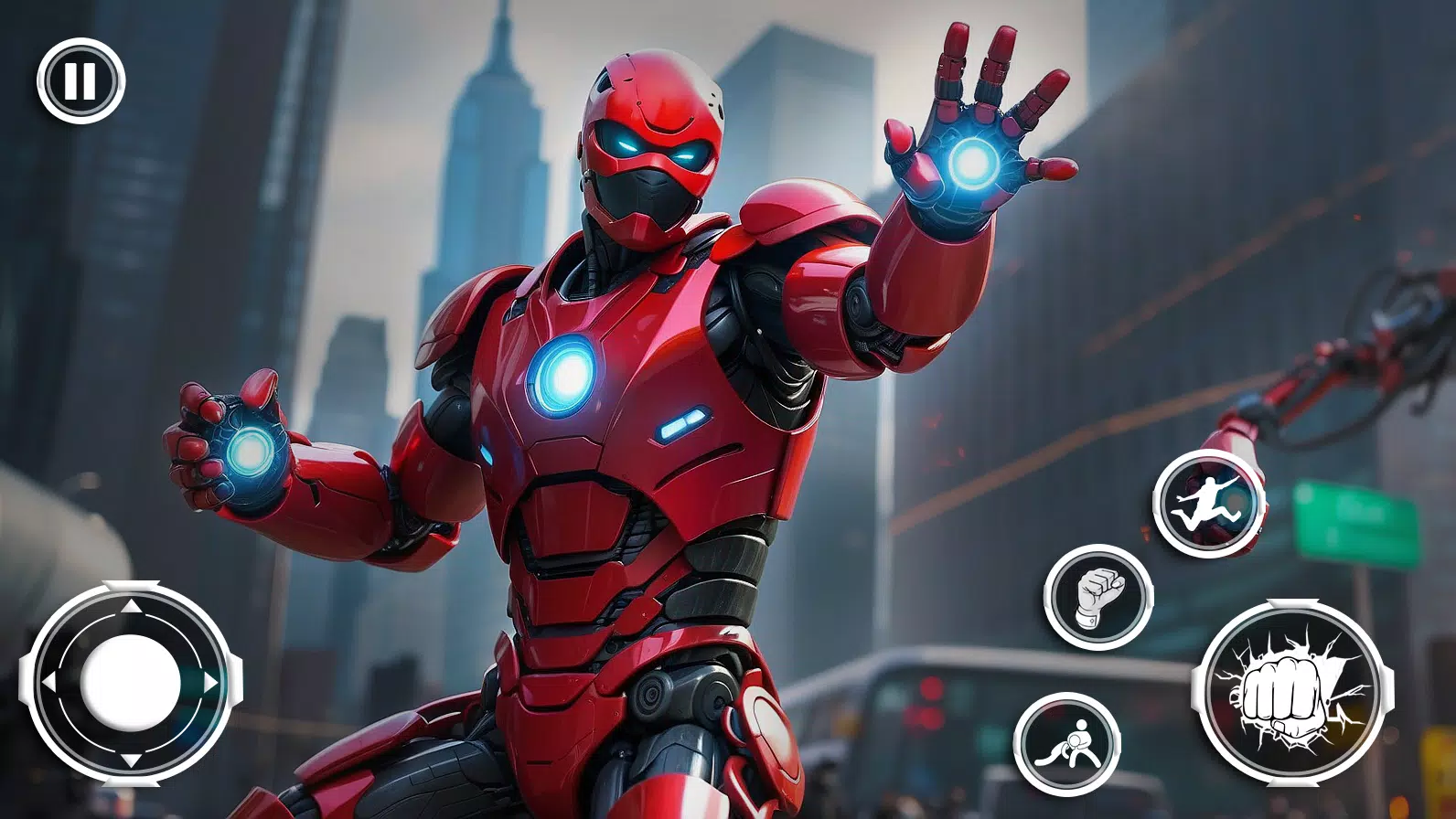 Flying Iron Robot ဖန်သားပြင်ဓာတ်ပုံ 2
