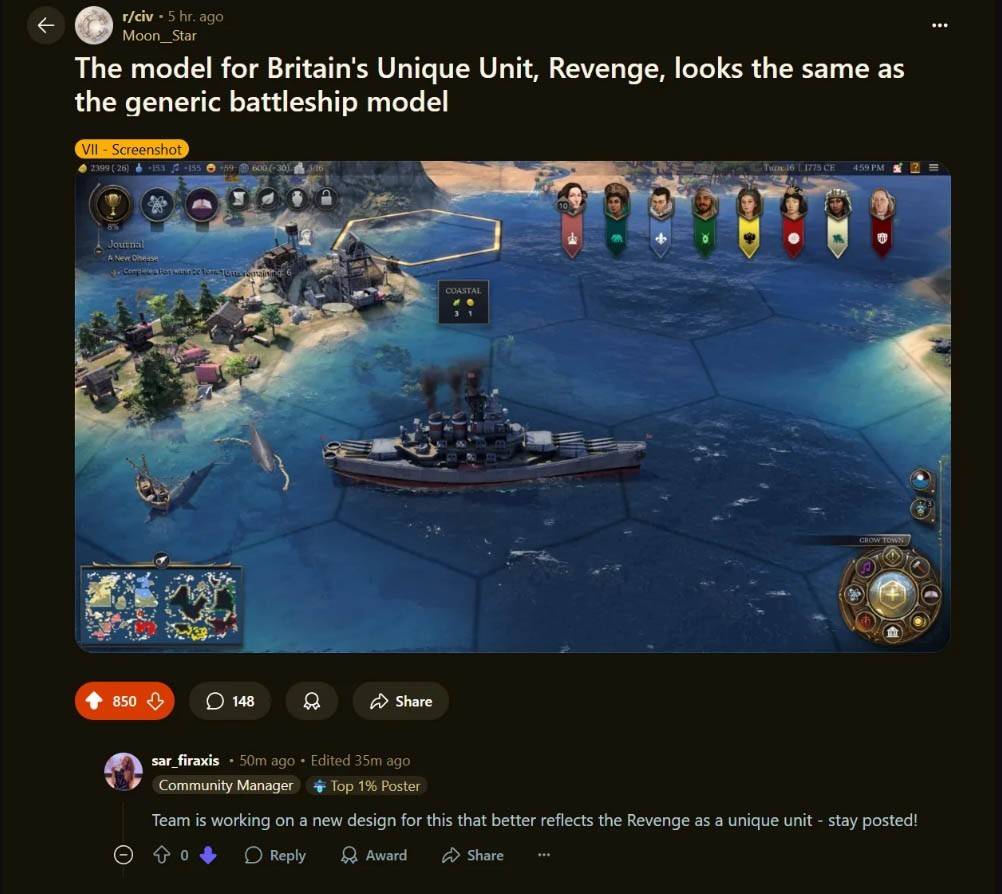 Modèle de navire britannique