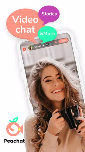 Peachat - Live Video Chat Tangkapan skrin 0