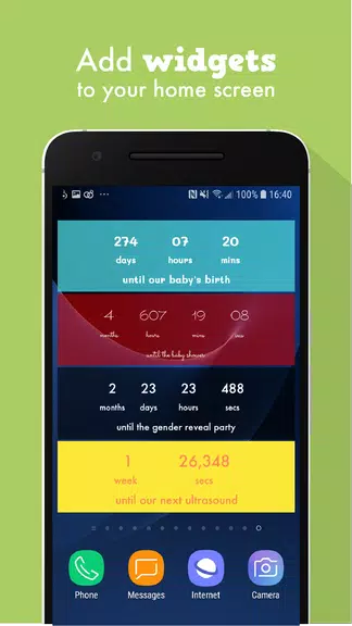 Baby Countdown Widget 螢幕截圖 3
