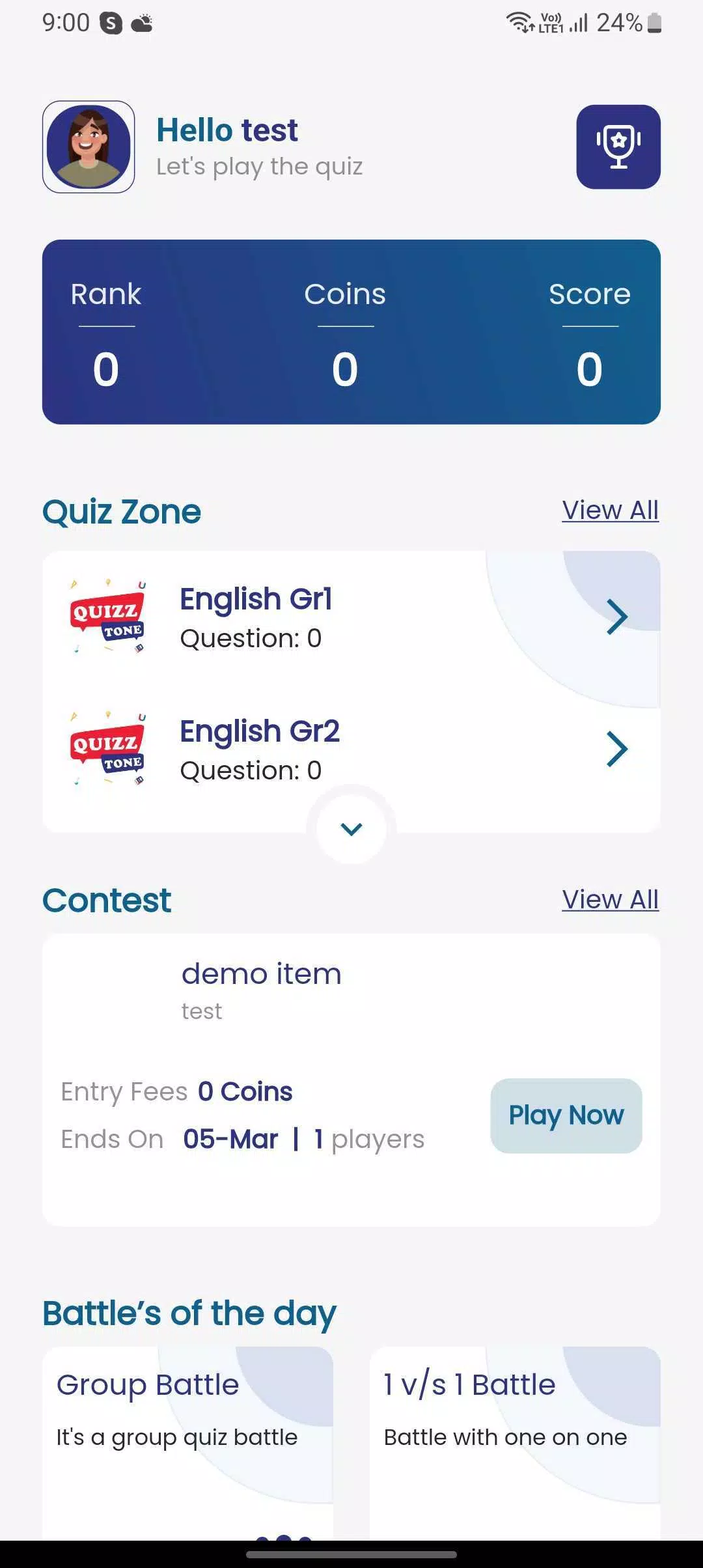 quizztone Capture d'écran 1