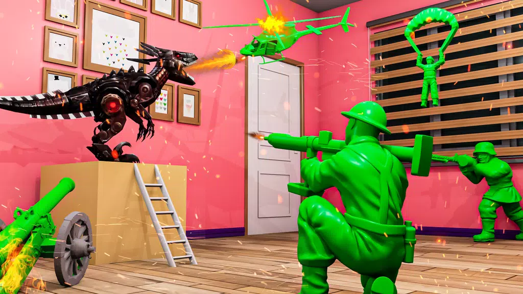 Army Toys War Attack Shooting Captura de pantalla 0