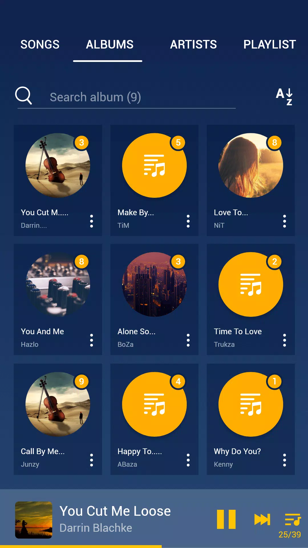 Lecteur de musique Capture d'écran 1
