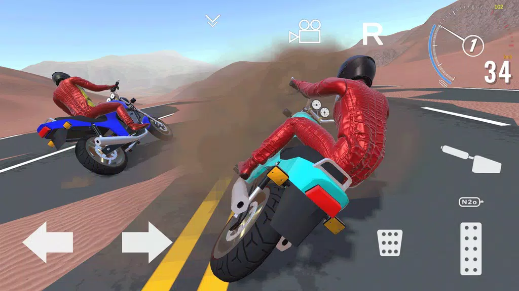 Schermata Real Moto Bike Race Simulator 0