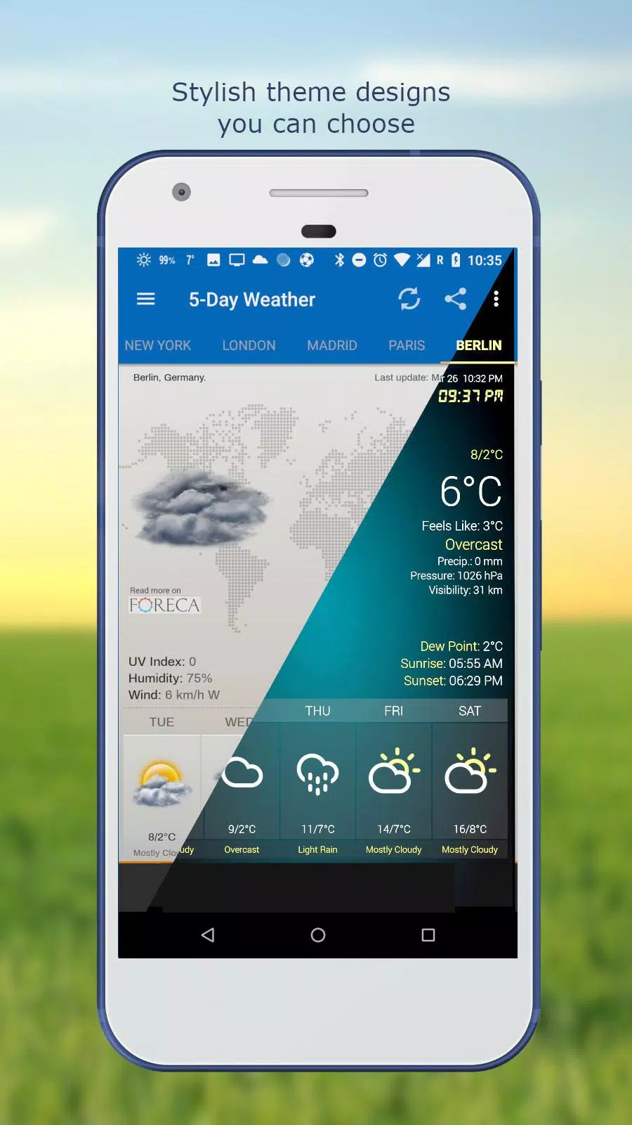 Weather & Clock Widget应用截图第3张
