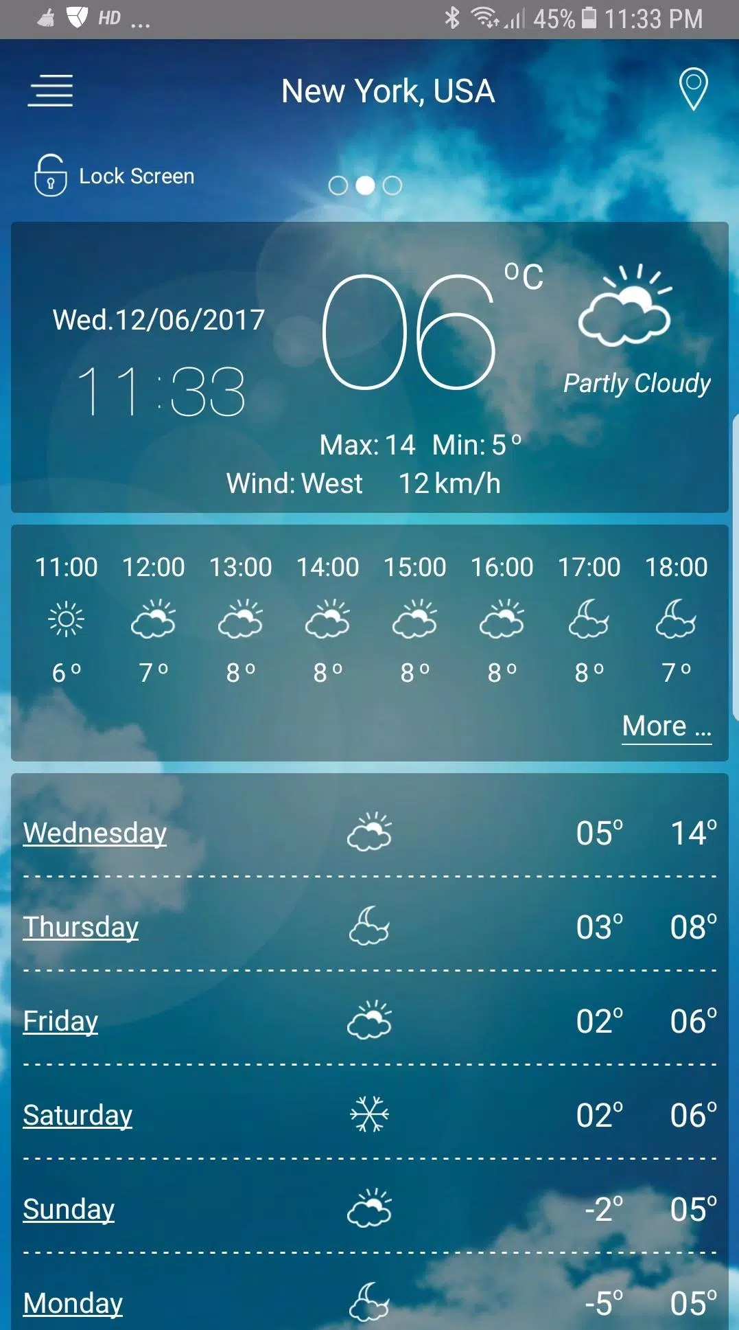 Weather Forecast Capture d'écran 0