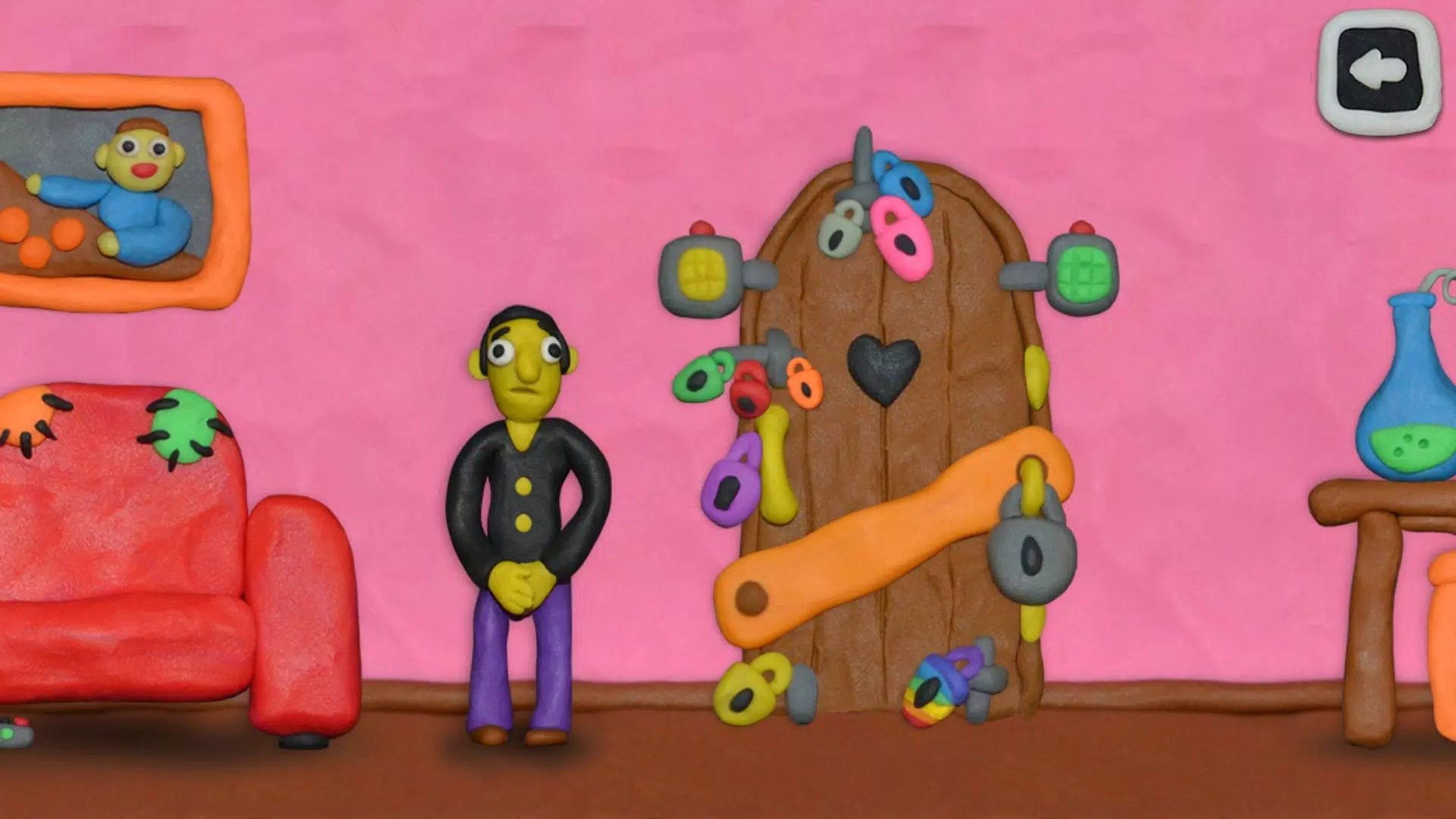 12 LOCKS: Plasticine room 螢幕截圖 1