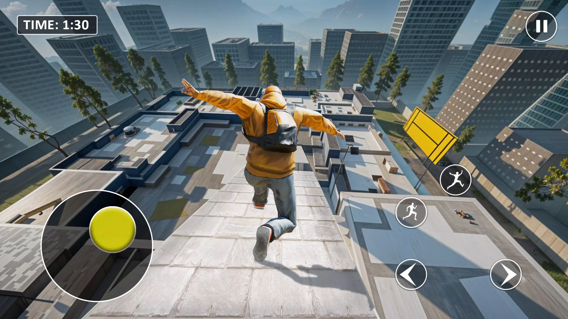 Go Up Rooftop Run Parkour Game应用截图第0张