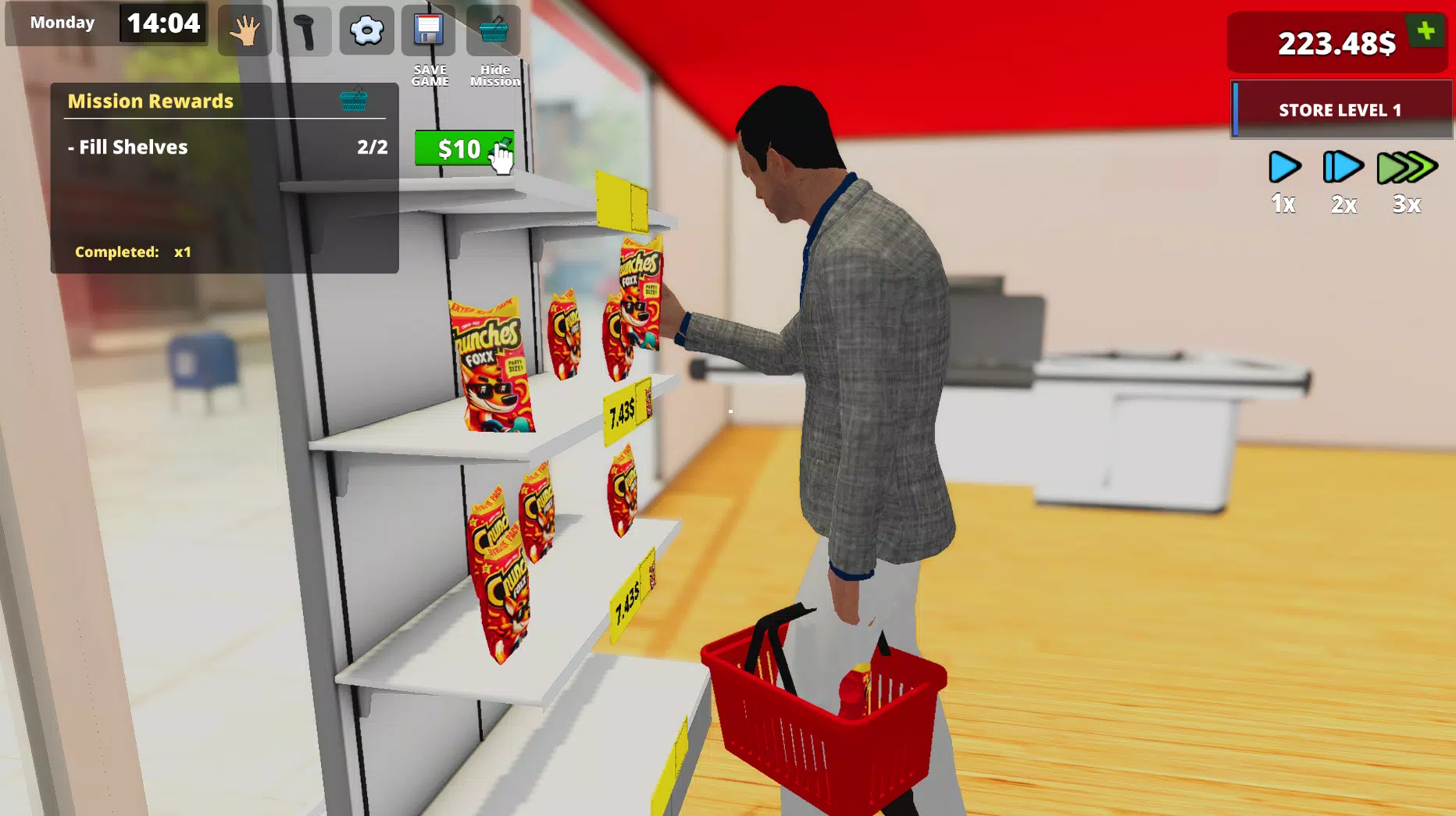 Retail Supermarket Simulator 螢幕截圖 0