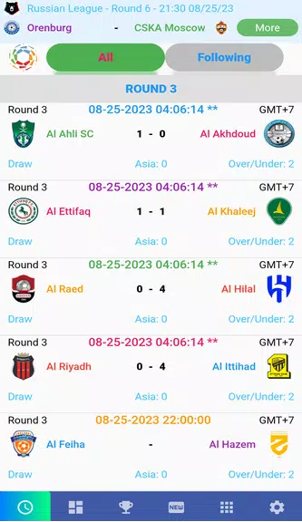 Saudi League Matches Captura de tela 0