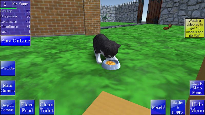 Cute Pocket Puppy 3D 螢幕截圖 0
