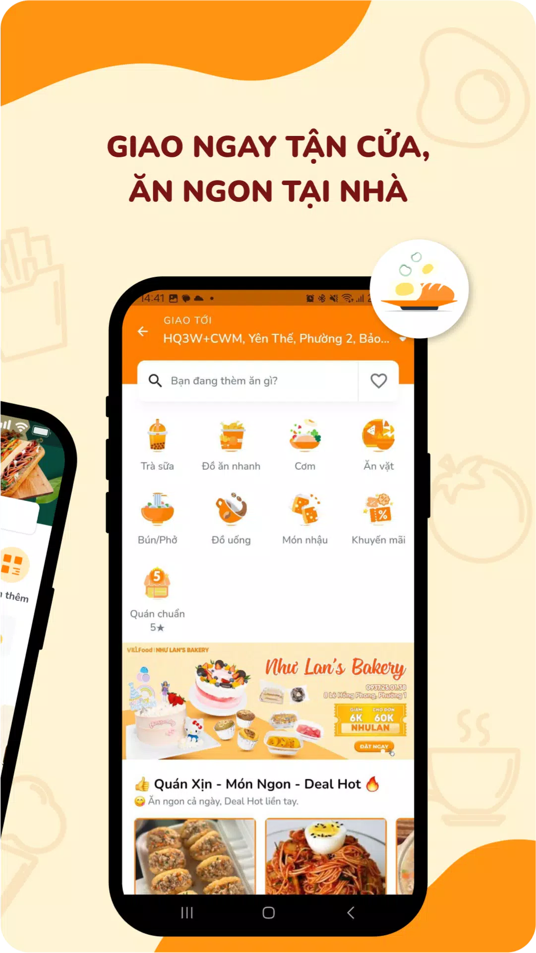 VILL: Đồ ăn, Giao hàng, Gọi xe Capture d'écran 1