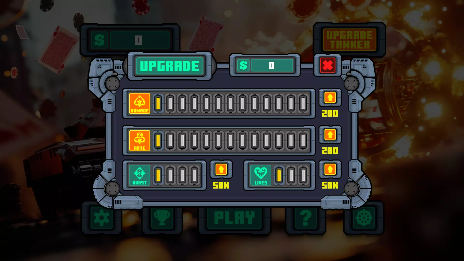 Sun Slots Card Tanker Capture d'écran 2