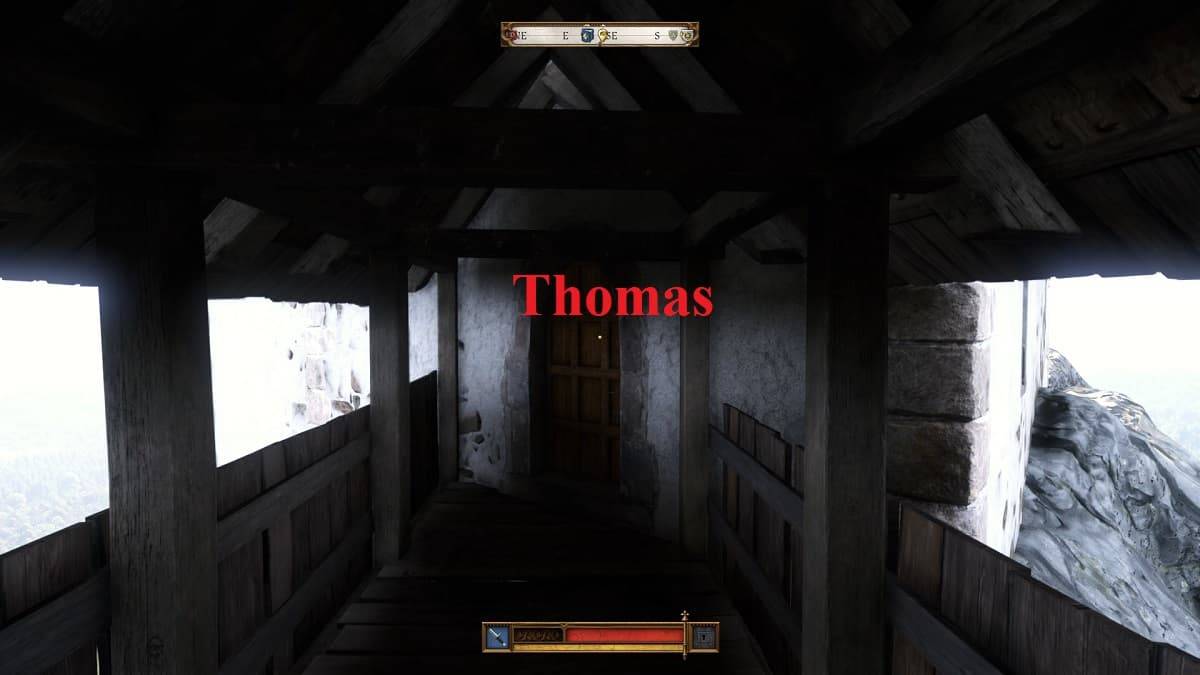 Emplacement de Thomas dans Kingdom Come Deliverance 2
