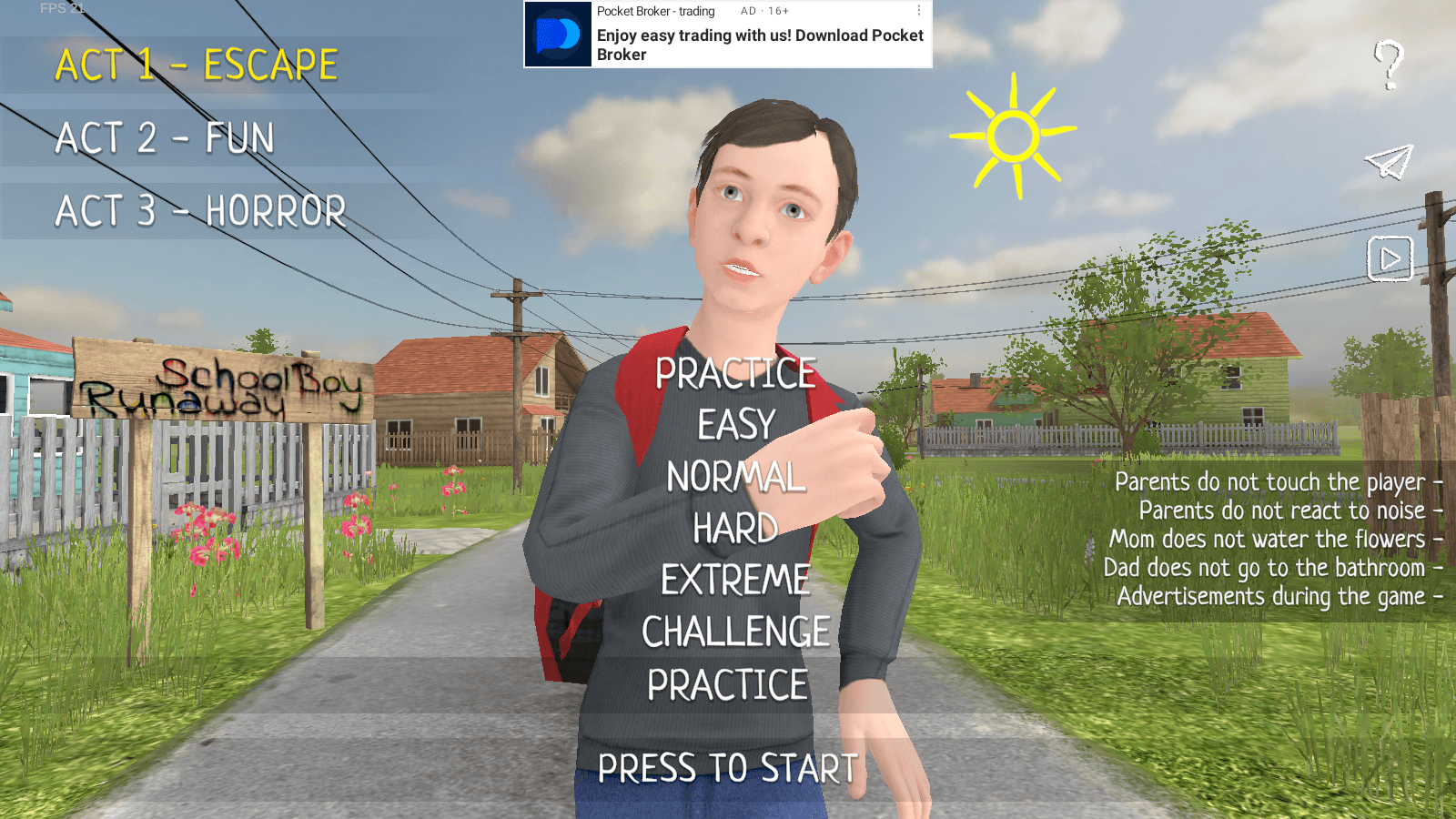 Master Stealth Tactics in SCHOOLBOY RUNAWAY